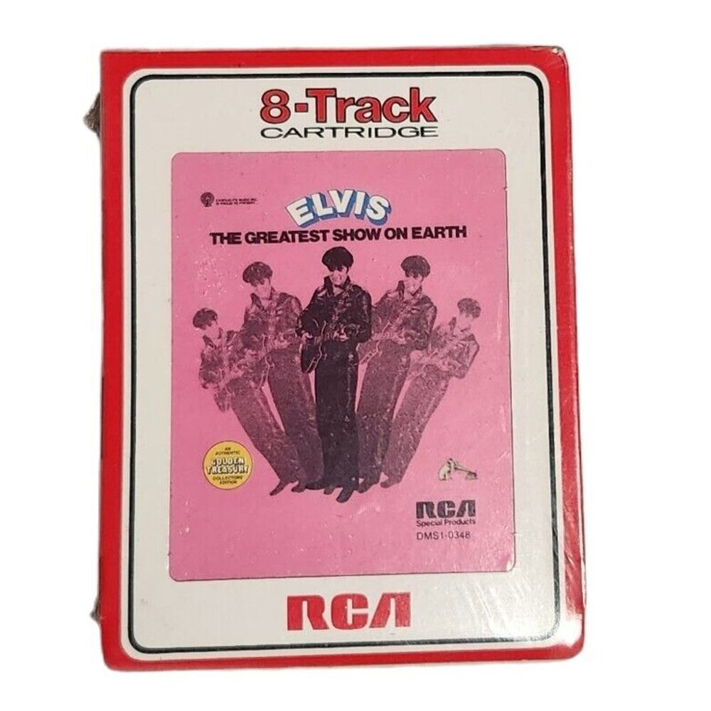 Elvis "In The Greatest Show On Earth" Vintage 8-track New Sealed (1978)